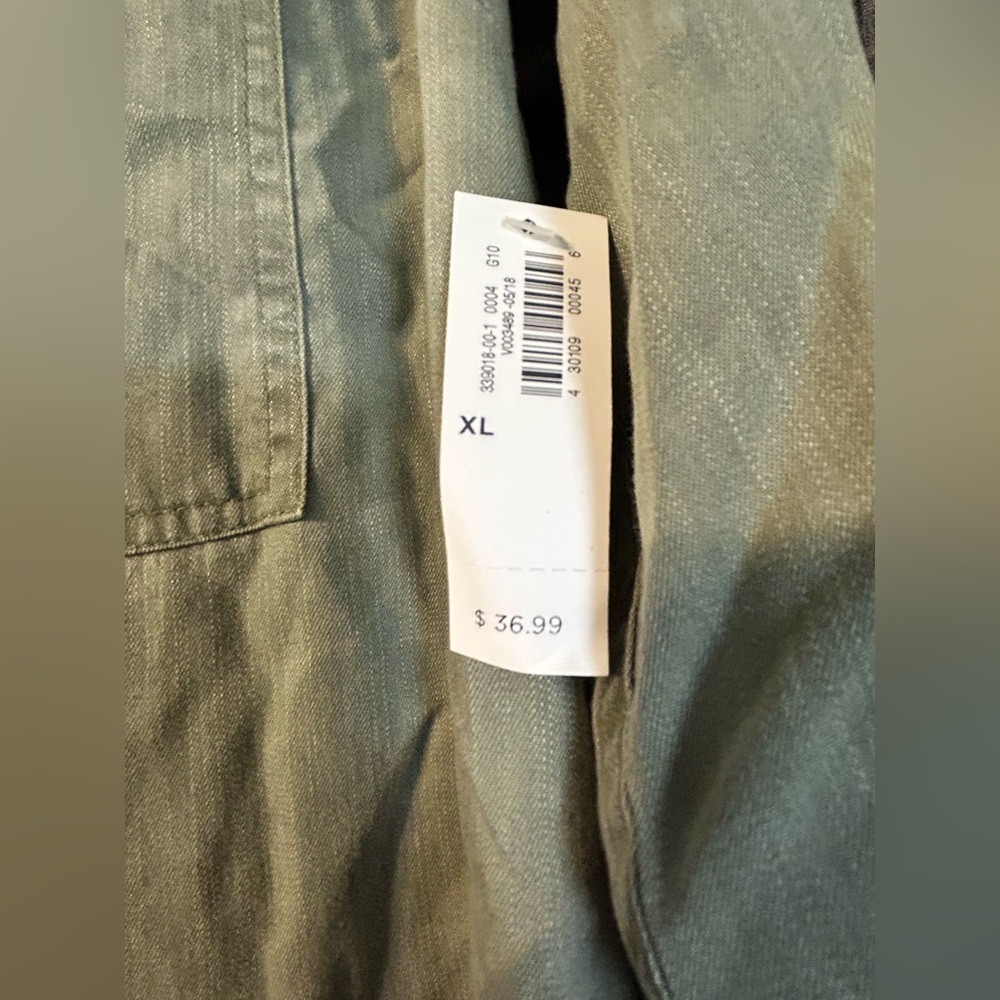 Old Navy Olive Green Long Sleeve Dress/Tunic - Picture 3 of 4